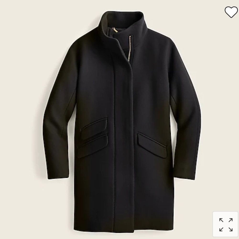 J Crew Cocoon Coat in Italian Wool